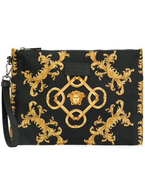 versace black sling bag|versace clutch bags.